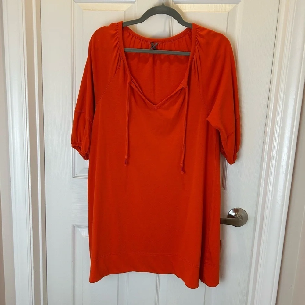 ANTHROPOLOGY ANAIS ORANGE TUNIC DRESS XS - Picture 4 of 10